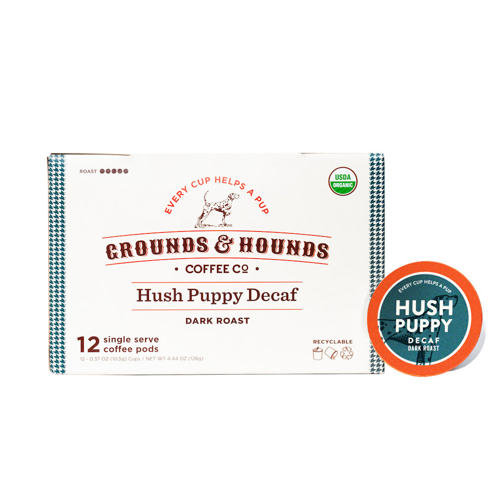 Hush Puppy Decaf Single Serve Pods