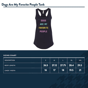 Dogs Are My Favorite People Tank