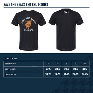 Save the Seals End BSL T-shirt