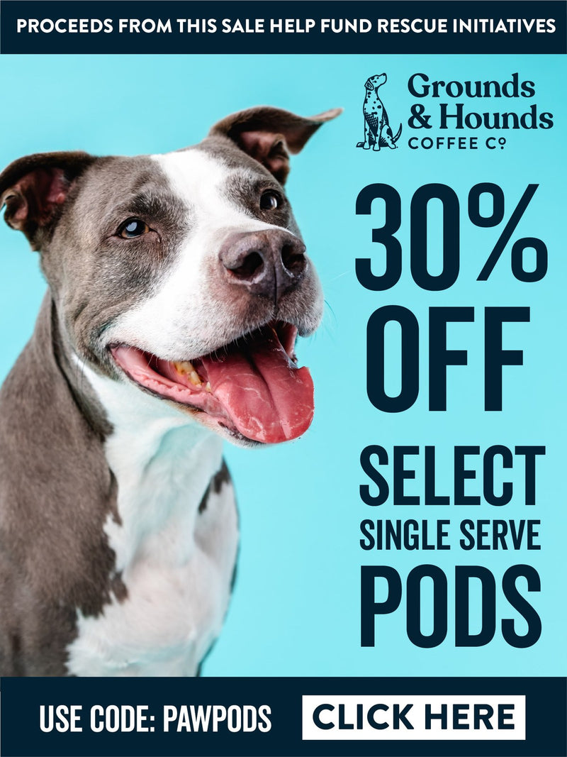 Proceeds from this sale help fund rescue initiatives. 30% off select single serve pods, use code PAWPODS.