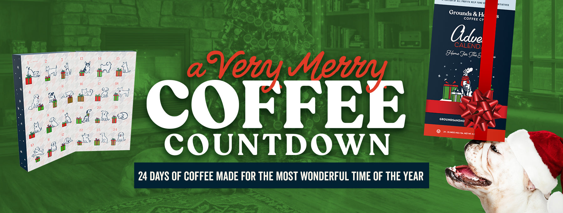 A Very Merry Coffee Countdown: the Home for the Holidays coffee advent calendar, 24 days of coffee