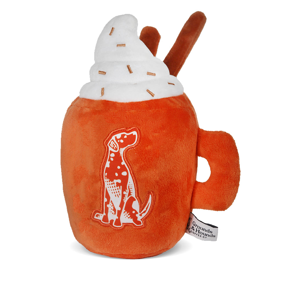 Pumpkin Spice Latte Dog Toy