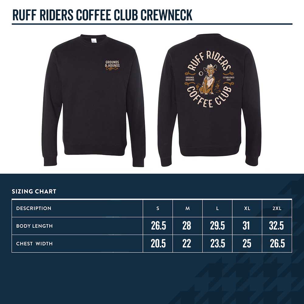 Ruff Riders Coffee Club Crewneck