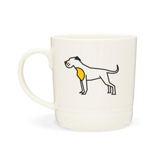 Artist Series: Pit Bull Ceramic Mug - Grounds & Hounds Coffee Co.