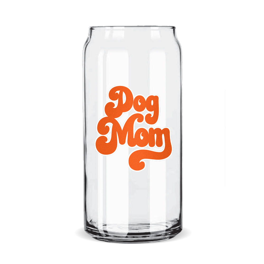 Dog Mom Cold Brew Glass