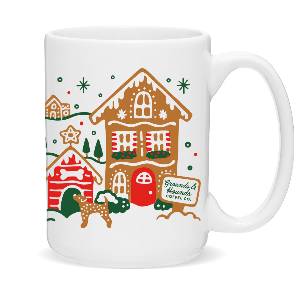 Gingerbread Holiday Ceramic Mug