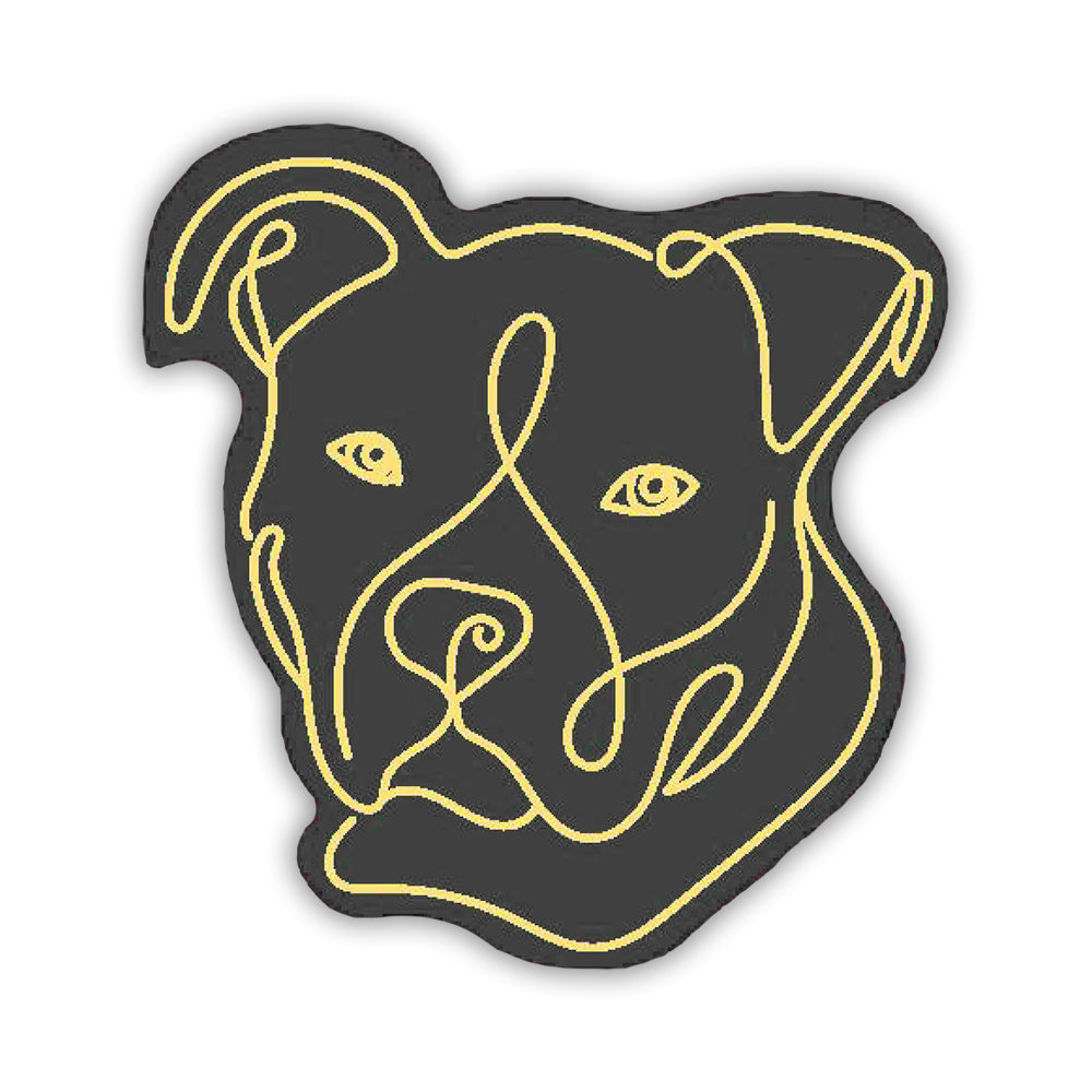 Limited Edition Artist Series Pit Bull Sticker