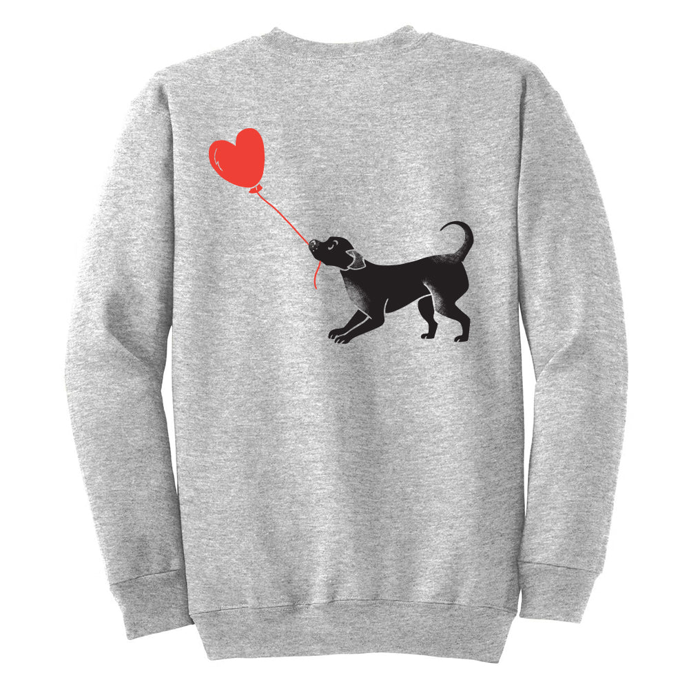 Heartstrings Crewneck Sweatshirt - Grounds & Hounds Coffee Co.