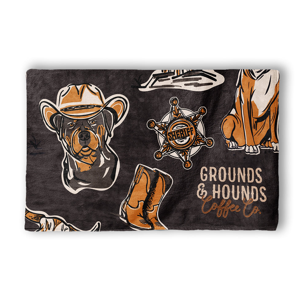 Ruff Riders Coffee Club Blanket (Human Sized)