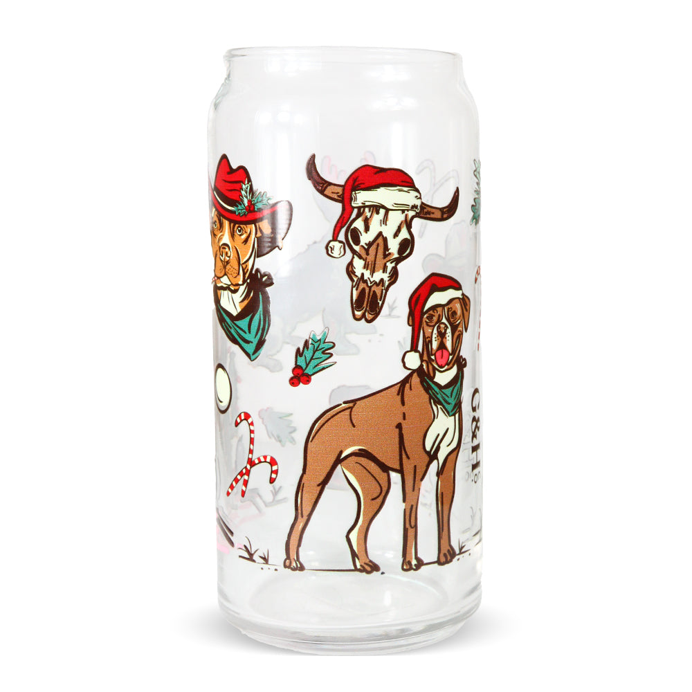 Holiday Hey Buddy Cold Brew Glass