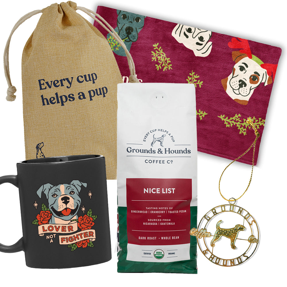 Pittie Kisses Under The Mistletoe Gift Set