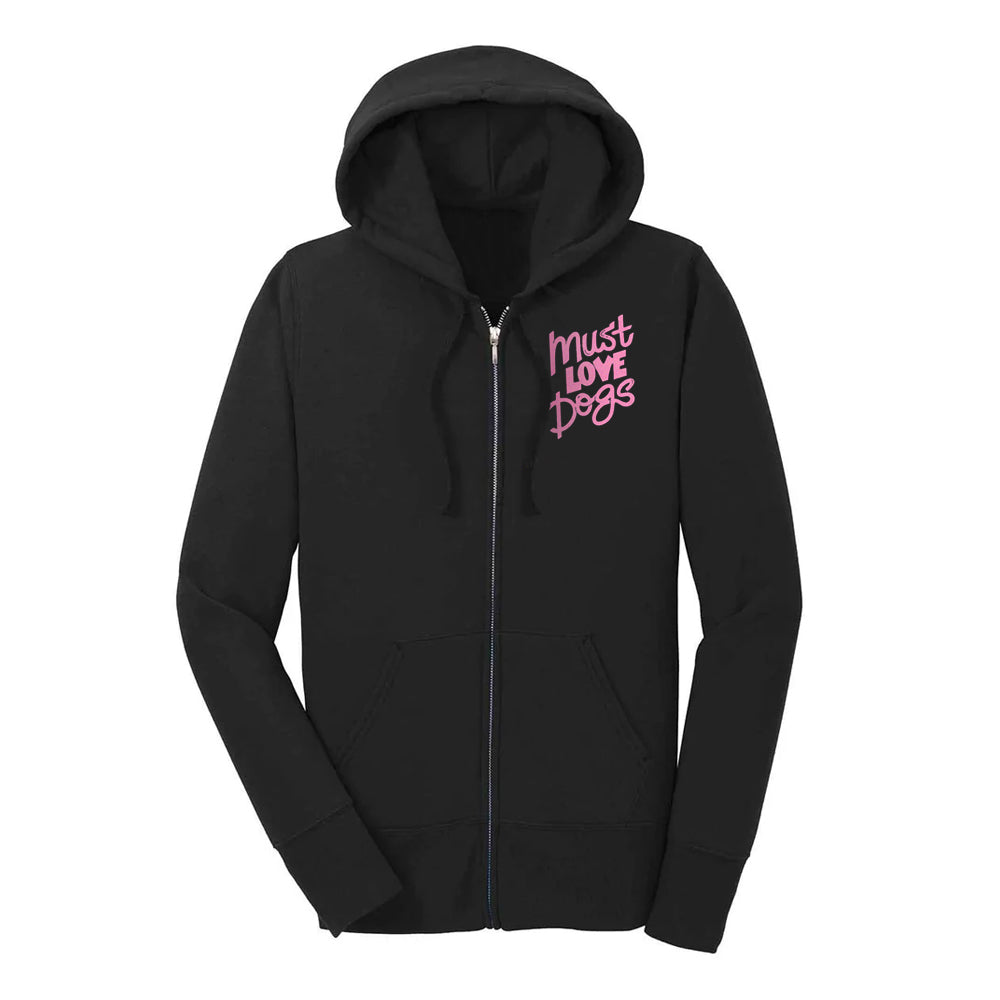 Hearts & Pups Zip Up Hoodie