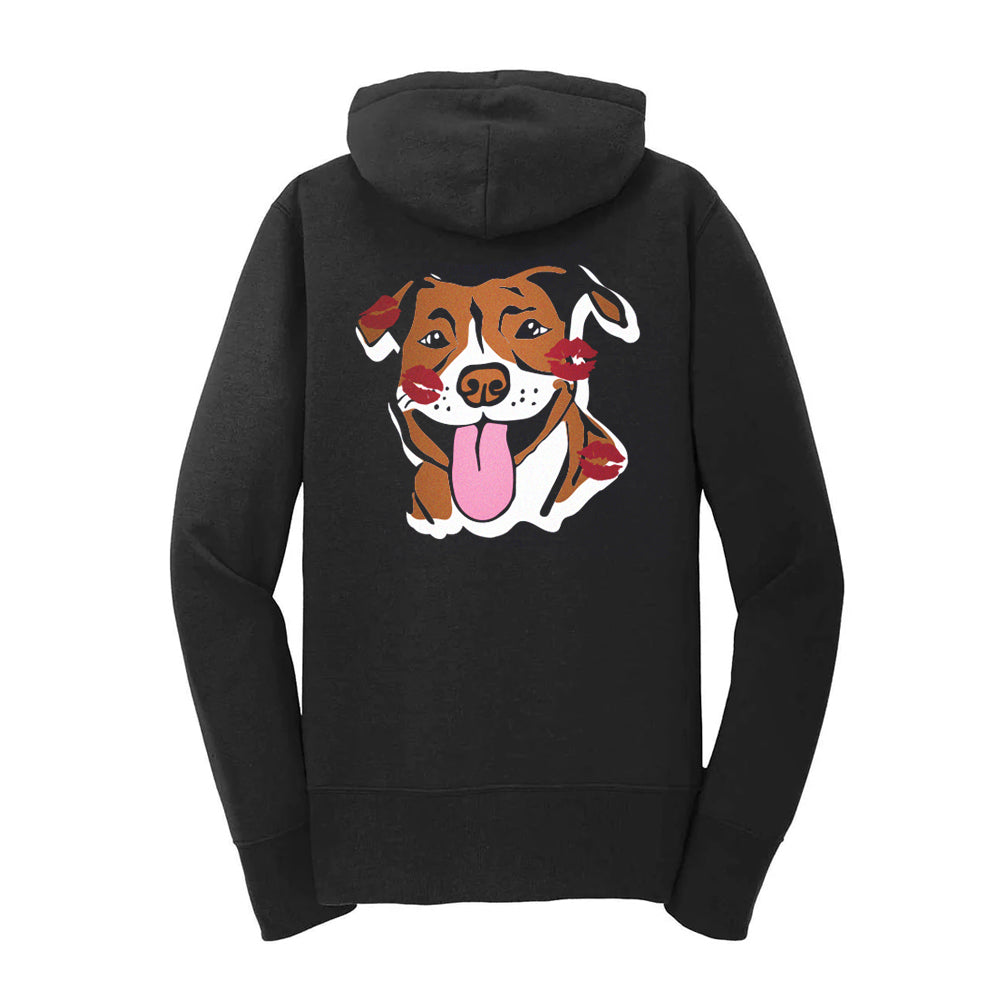 Hearts & Pups Zip Up Hoodie