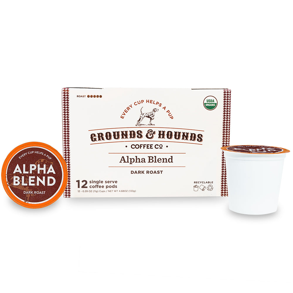 Alpha Blend Single Serve Pods - Grounds & Hounds Coffee Co.