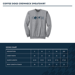 Coffee Dogs Crewneck Sweatshirt