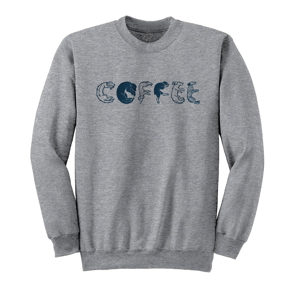 Coffee Dogs Crewneck Sweatshirt