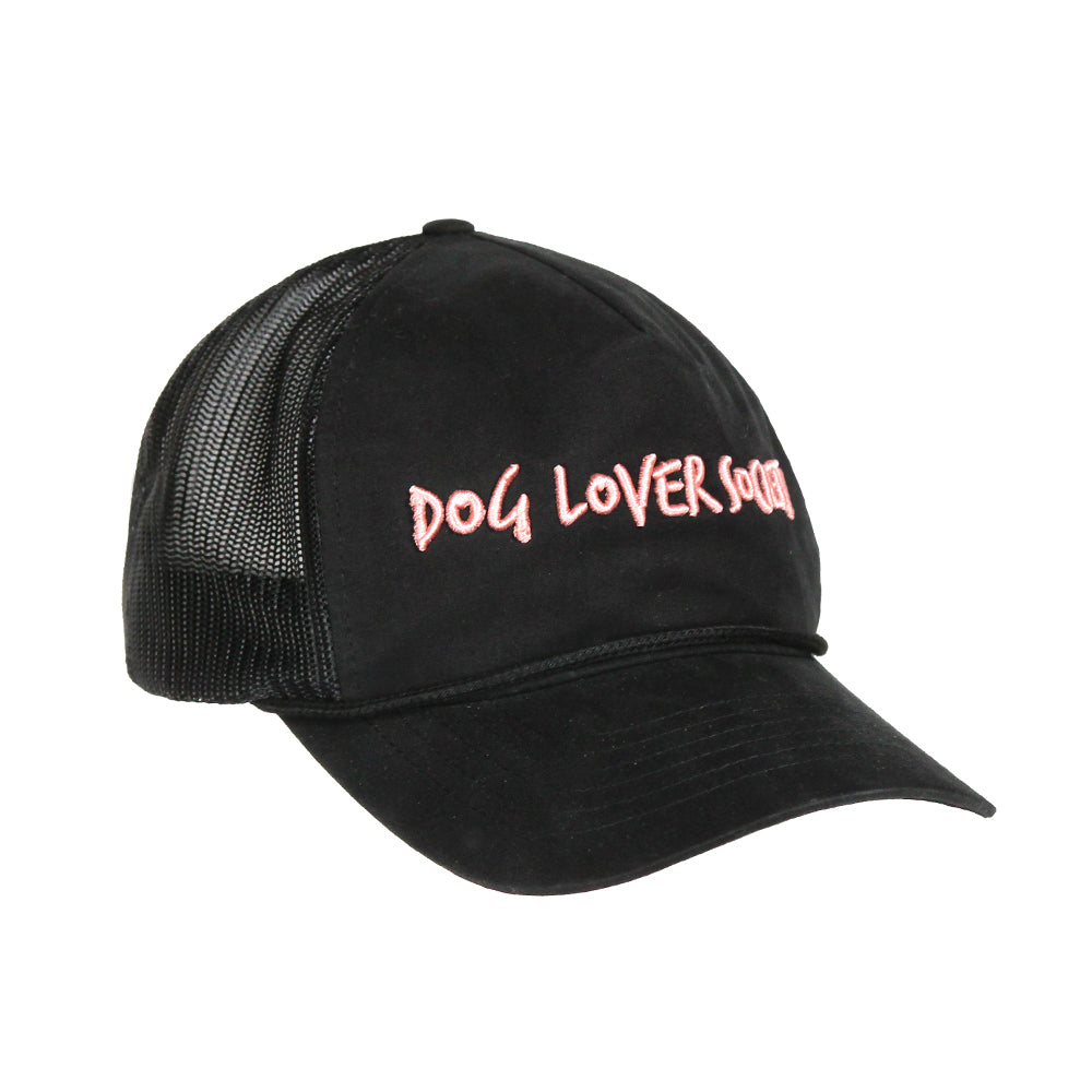 Dog Lover Society Puff Embroidered Hat