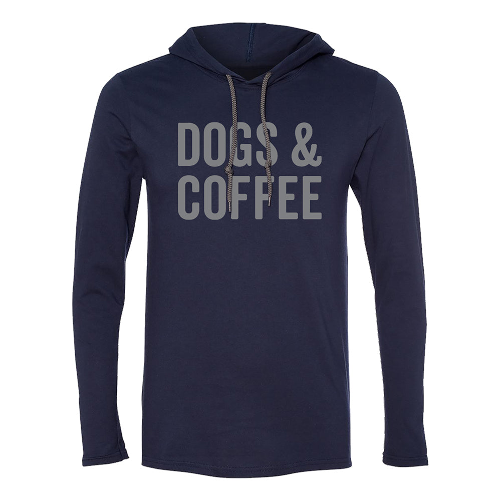 Dogs &amp; Coffee Fitted Hoodie