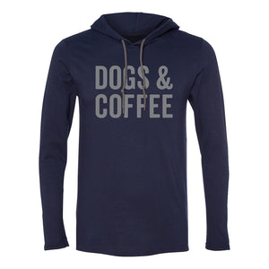Dogs & Coffee Fitted Hoodie