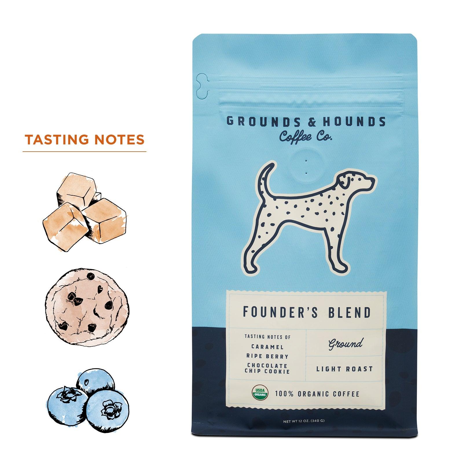 Light Roast Coffee Blend | Organic Light Roast Decaf Coffee | Grounds ...
