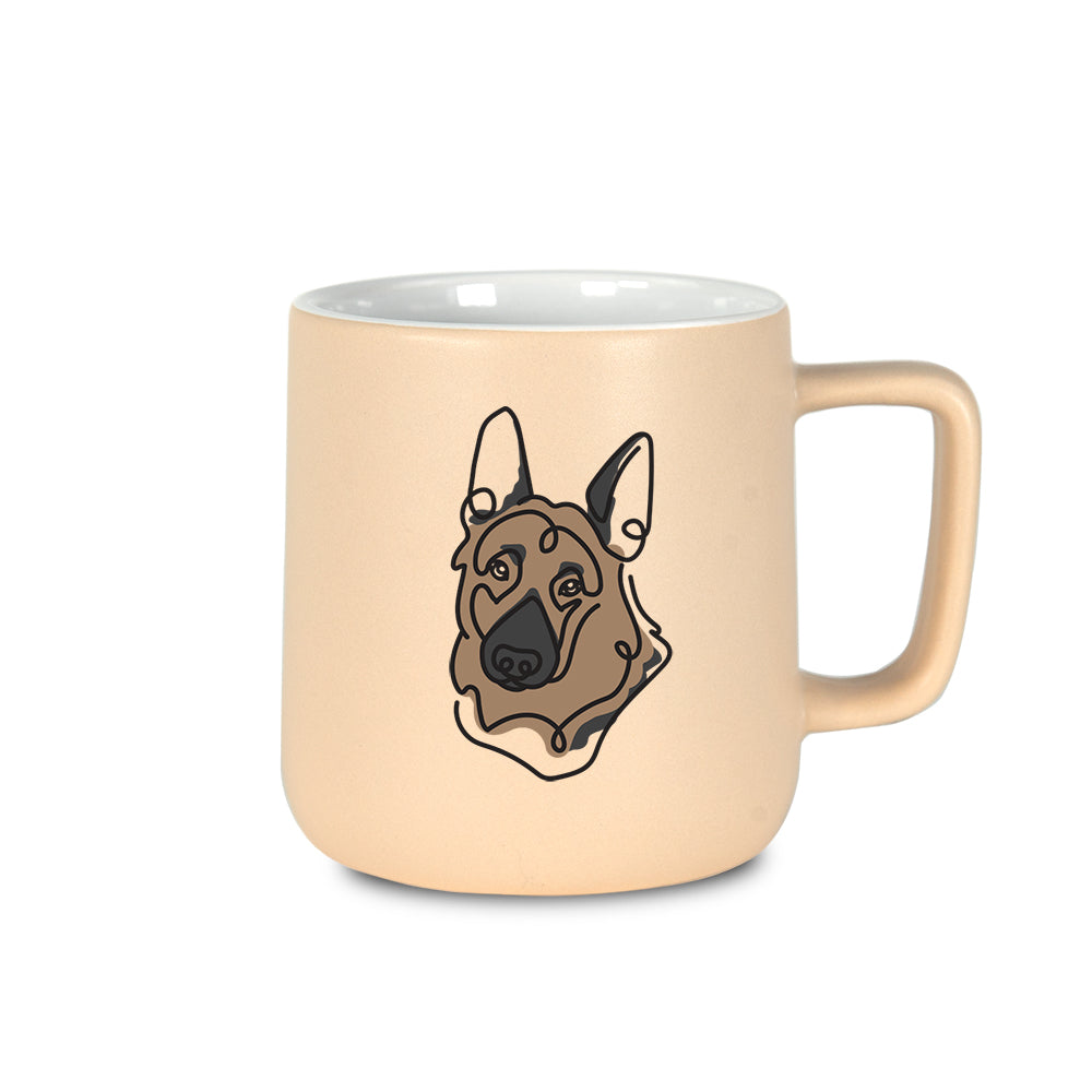 Artist Series: German Shepherd Ceramic Mug