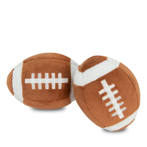 Plush Puppy Bowl Football Toy Grounds & Hounds Coffee Co.