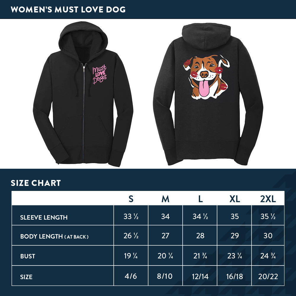 Hearts & Pups Zip Up Hoodie